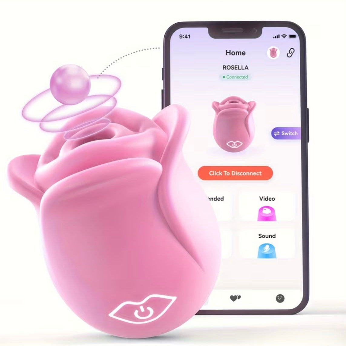 App-Controlled Rose Vibrator