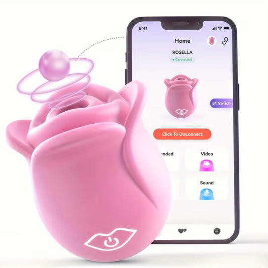 App-Controlled Rose Vibrator