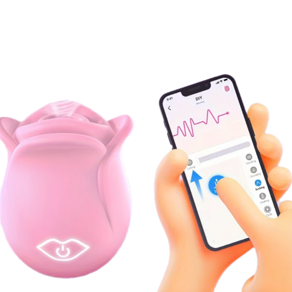 App-Controlled Rose Vibrator